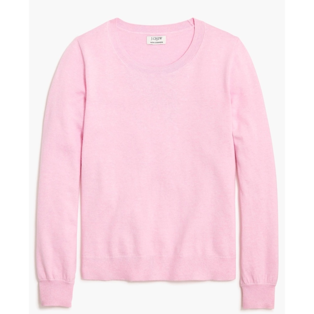New J.Crew Cotton-blend puff-sleeve sweater - Picture 2 of 3